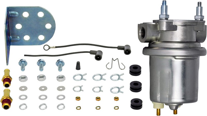 gpp In-Line Electric Universal Fuel Pump with Installation Kit - 72 GPH SP1130 P4070 - Image 1