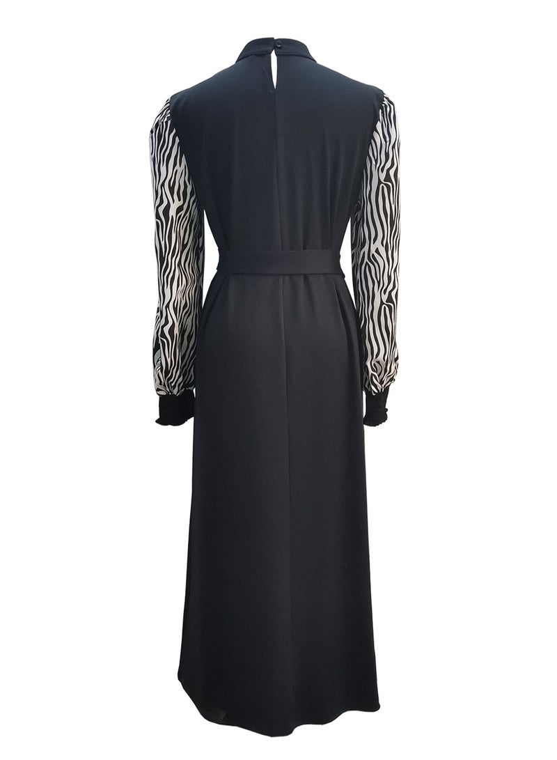 Muslim dress, exquisite patterned double sleeves, beautiful and elegant, popular online  - Image 3
