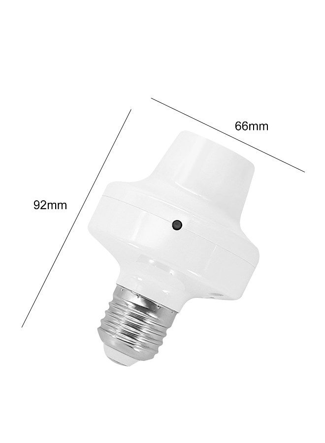 A C90-250V Wirelessly BT Connected Intelligent Light Bulbs E27 Base Socket Holder Supported Phones App Control/ Timing Times Delay Function/ Voice Control/ Sharing/ Replacement for Android&IOS System  - Image 3