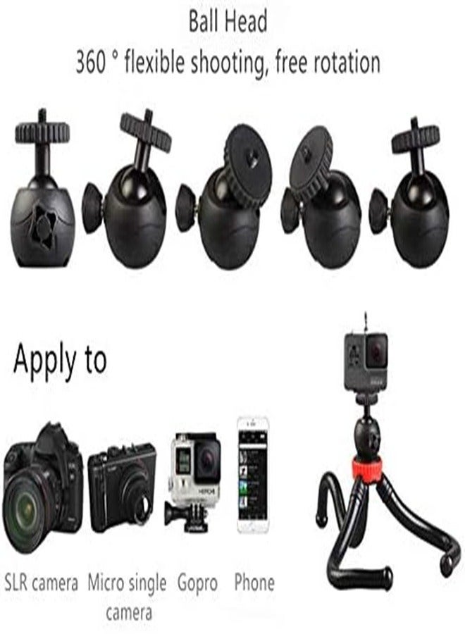 PLOKAMA Mini Phone Tripod Stand 360 Rotation Portable Flexible octopus Selfie Stick Compatible with All Cell Phones/Cameras - Image 4