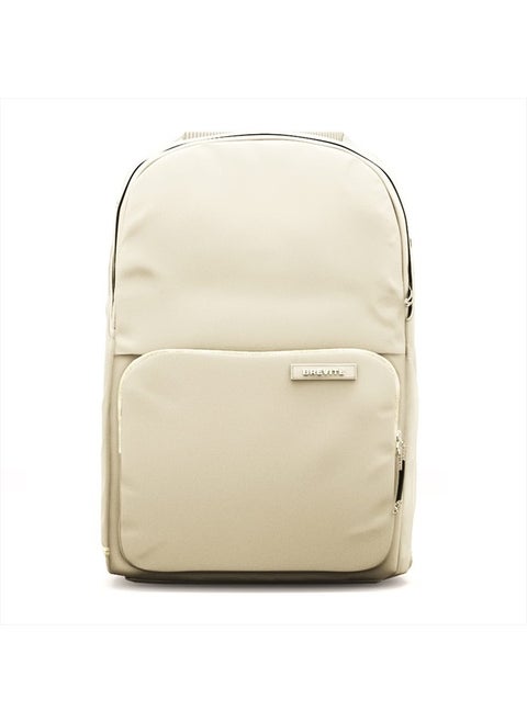 The Backpack- Casual daypack backpacks for every function. Compact but spacious 18L aesthetic traveling backpack with laptop compartment. (Tan)