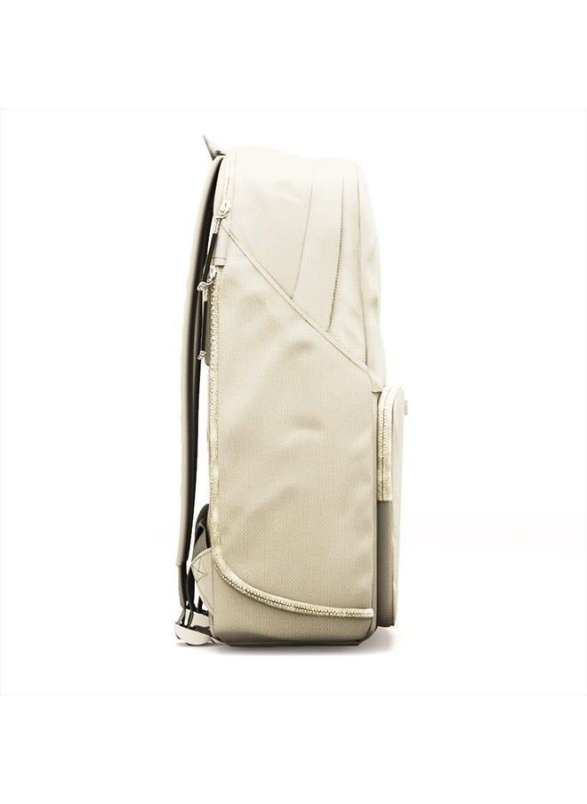 The Backpack- Casual daypack backpacks for every function. Compact but spacious 18L aesthetic traveling backpack with laptop compartment. (Tan)