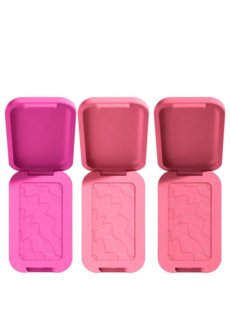 LOVEME BEAUTY Professional Makeup Buttermelt Blush - 3pcs*5g  - Image 2