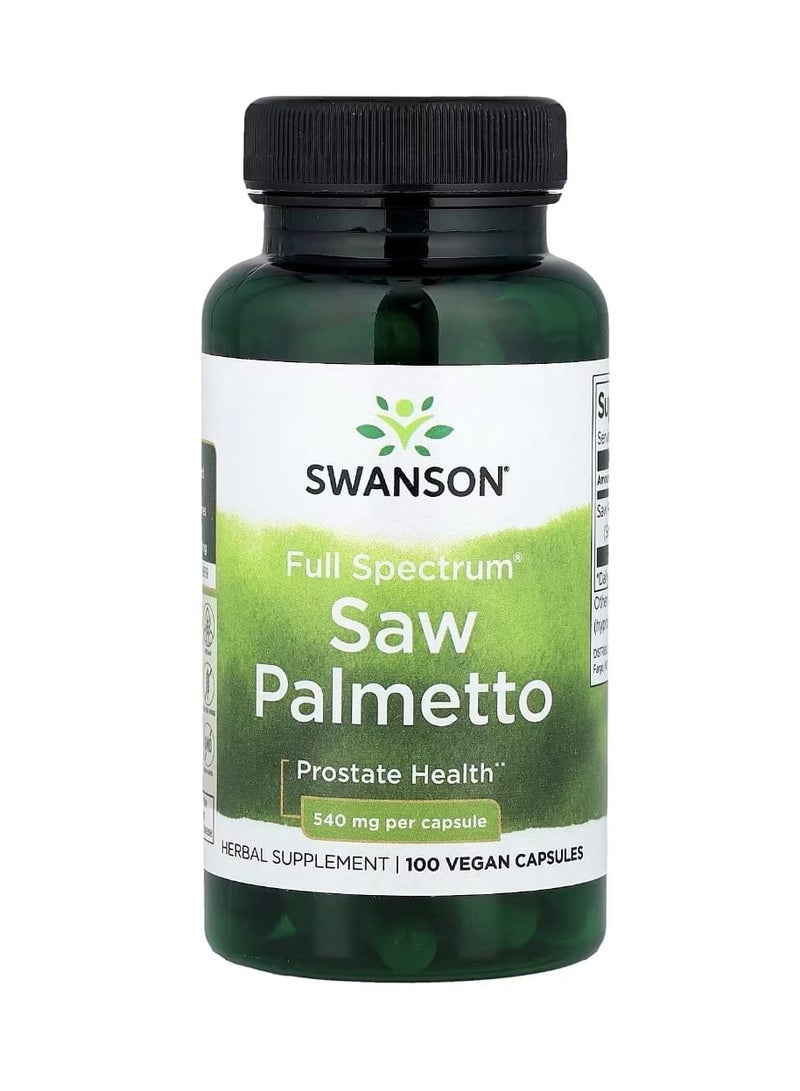 سوانسون سو بالميتو 540 مجم 100 كبسولة - Image 1