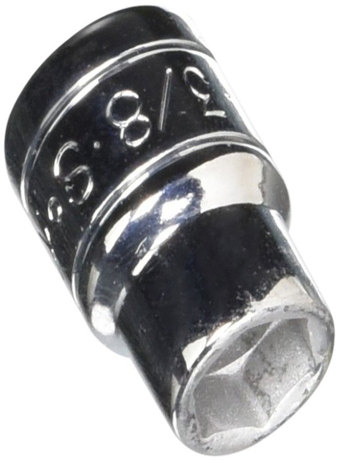 SK Tools USA 3/8" Drive, 3/8", 6 Point, Standard Chrome Socket | 45108 - Image 1