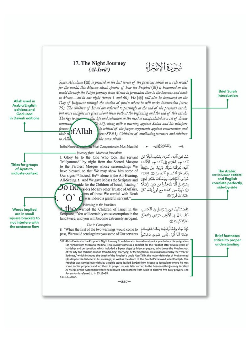 The Holy Quran in Arabic with English Translation - Parallel Edition | Hardcover - Image 4