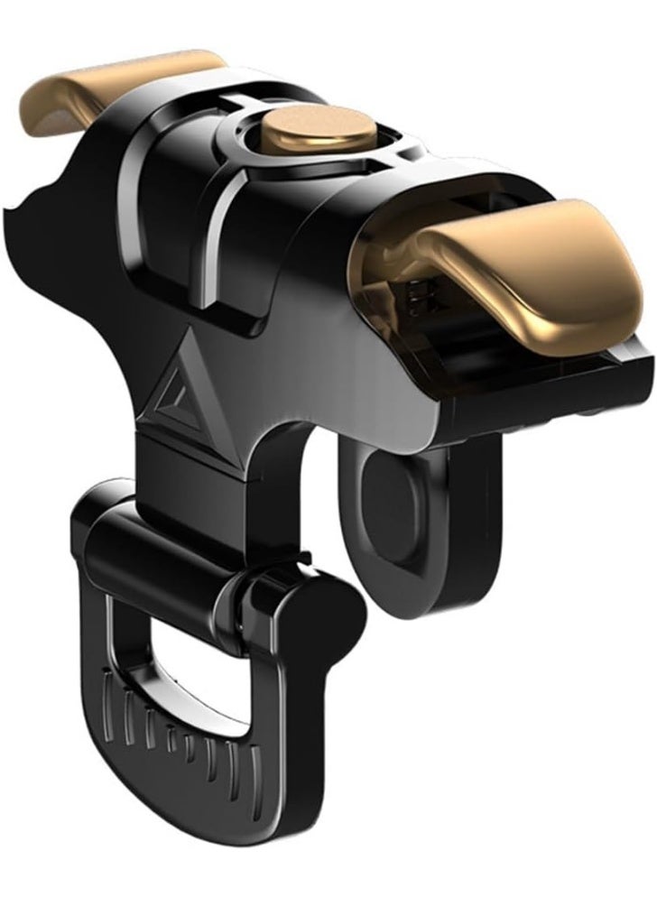 Taurus Trigger is a smartphone video game controller with infrared technology, compatible with Android and iPhone, featuring pressure-sensitive buttons and precise control knobs. - Image 3