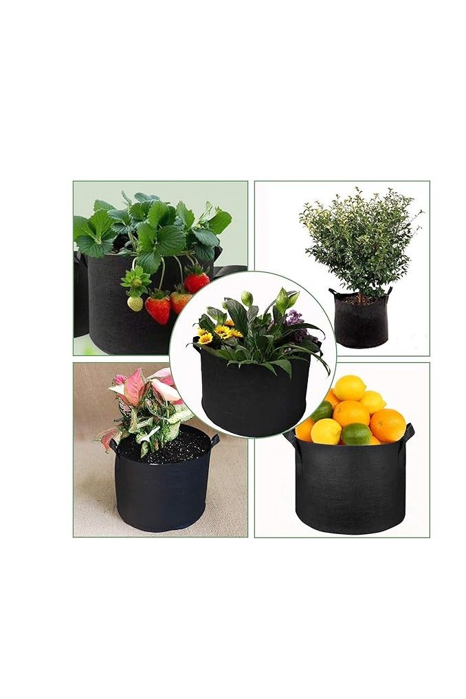 venrey 2-Pack 30-Gallon Plant Growing Pot Bags with Handles, Outdoor/Indoor Garden Fabric Grow Bags, Heavy Duty 300G Thickened Aeration Nonwoven Cloth - Image 2