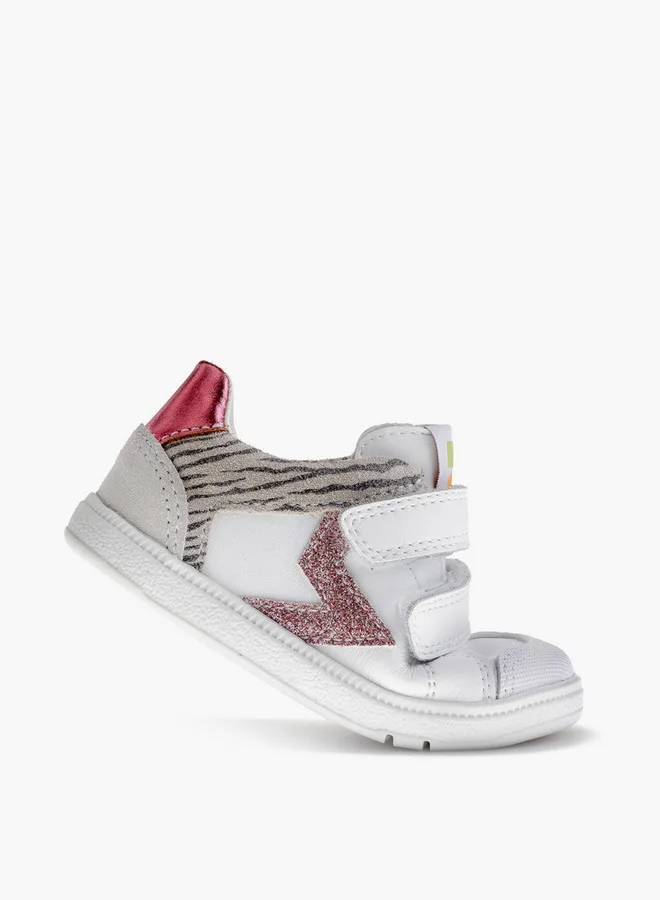 بابلوسكي Girls' Sneakers with Hook and Loop Closure School Shoes