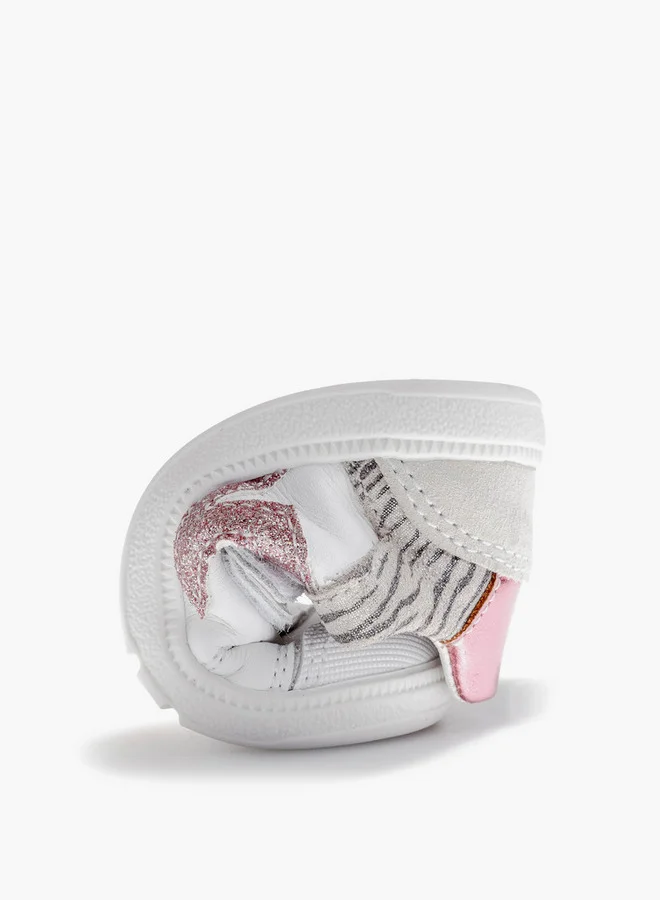 بابلوسكي Girls' Sneakers with Hook and Loop Closure School Shoes