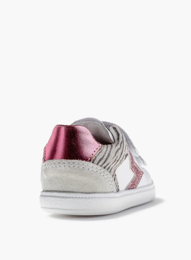 بابلوسكي Girls' Sneakers with Hook and Loop Closure School Shoes