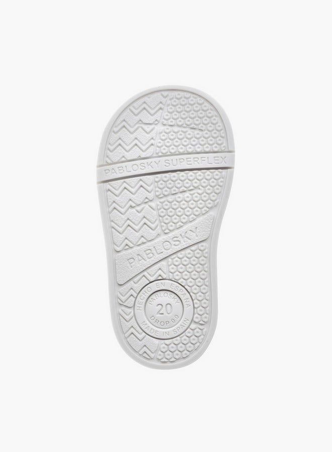 بابلوسكي أحذية رياضية للبنات بإغلاق لاصق أحذية مدرسية - Image 2