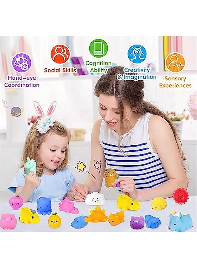 العاب اسفنجية موتشي من سكويشيز، 36 قطعة، هدايا الحفلات للاطفال، لعبة موتشي اسفنجية للبالغين للبالغين، هدايا حفلات اعياد الميلاد والجوائز في الفصول الدراسية، هدية عيد الميلاد، حقيبة هدايا (36 قطعة - Image 2