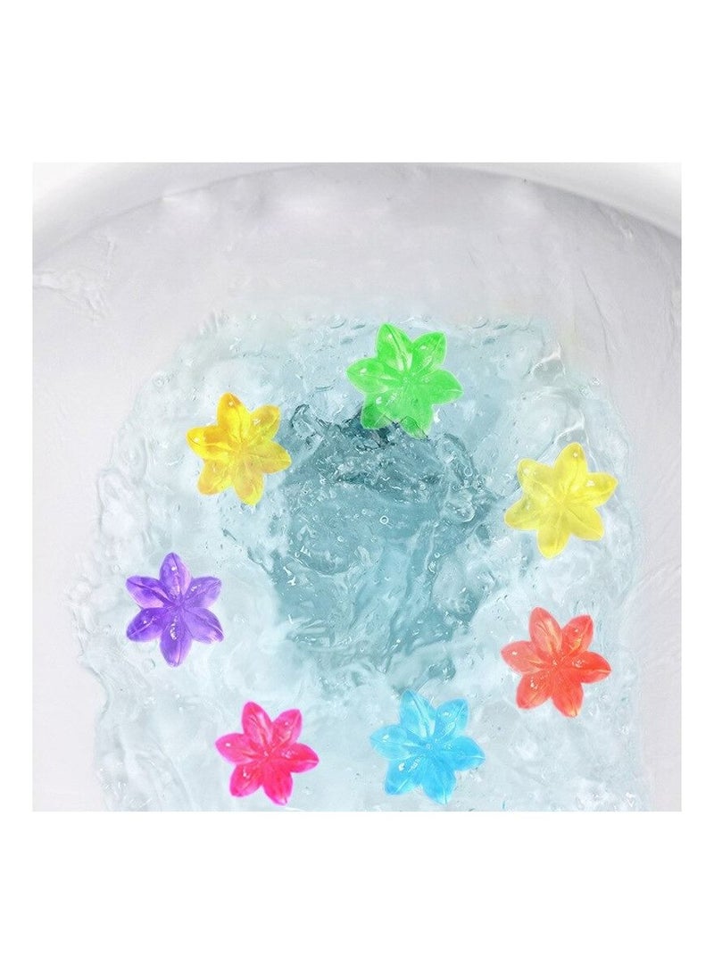 Meetion 2 Pcs Toilet Cleaner Deodorant Flower Gel - Image 2