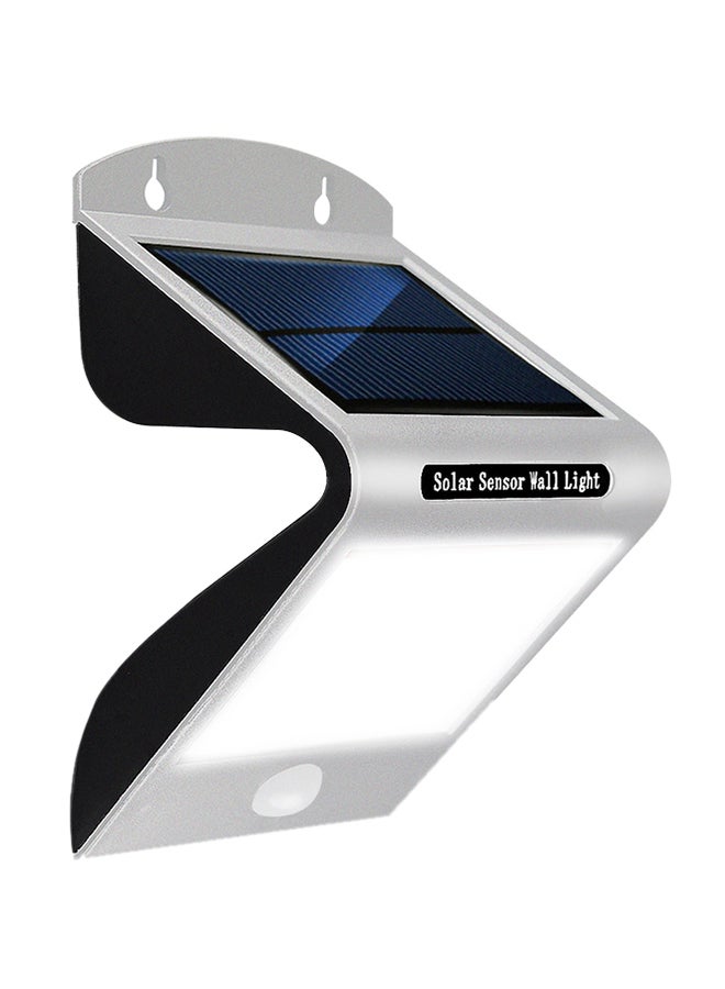 NIBEMINENT 2-Piece Solar Powered Wall Lamp White 0.45kg - Image 3