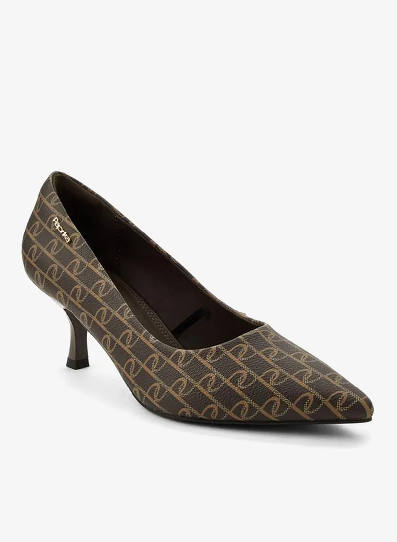 بابريكا حقيبة وحذاء بكعب بابريكا