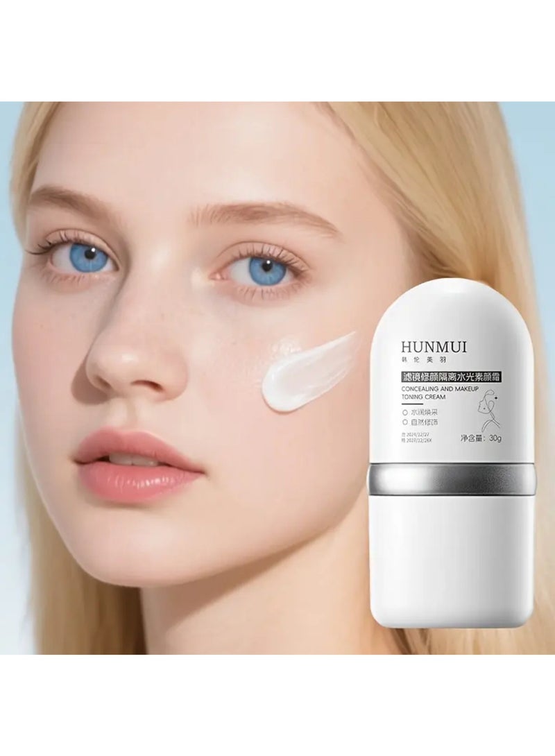 HUNMUI Korean-Style Beauty Filter Makeup Primer Watery Cushion Foundation, Brightens Light Beige, Long-lasting and Refreshing Without Stickiness Before Makeup, Creates a Natural No-makeup Look, Suitable for Daily Makeup Looks - Image 4