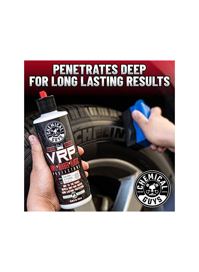 Chemical Guys Tvd_107 V.R.P. Vinyl, Rubber And Plastic Non-Greasy Dry-To-The-Touch Long Lasting Super Shine Dressing For Tires, Trim And More (1 Gal) - Image 5
