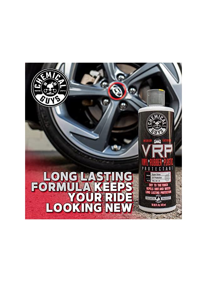 Chemical Guys Tvd_107 V.R.P. Vinyl, Rubber And Plastic Non-Greasy Dry-To-The-Touch Long Lasting Super Shine Dressing For Tires, Trim And More (1 Gal) - Image 4