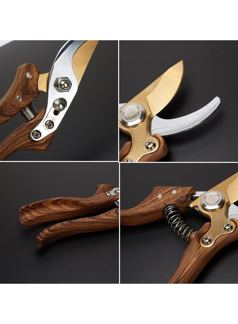 Oasisgalore Garden Secateurs Professional Pruning Shears with Sharp and Stainless Steel Blade - Image 3