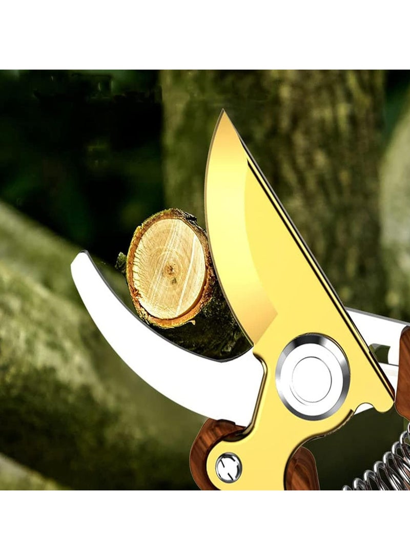 Oasisgalore Garden Secateurs Professional Pruning Shears with Sharp and Stainless Steel Blade - Image 4