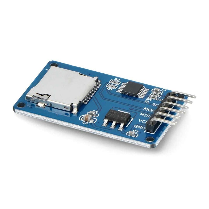 Micro SD Card Reader Module, SPI Memory Card Adapter Board, Compatible with Arduino, Raspberry Pi and ESP32, for Data Logging, File Storage, Audio Player, Sensor Records. - Image 4