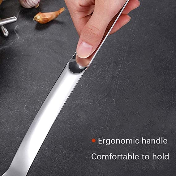 SHOPHOUSSES STREET Stainless Steel Oil Separator Soup Ladle Gravy Food Fat Separator Skimmer Spoon Grease Strainer Separator Hot Pot Oil Filter Spoon