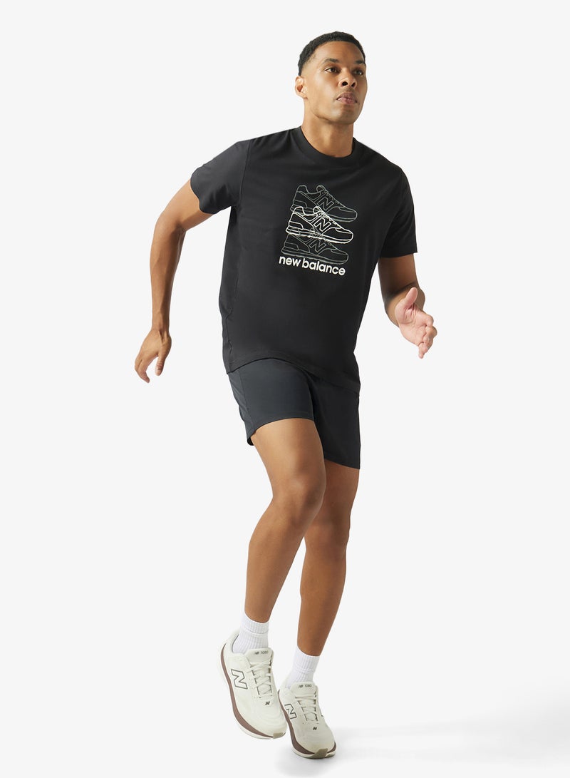 New Balance Layered 574 Relaxed T-Shirt - Image 4