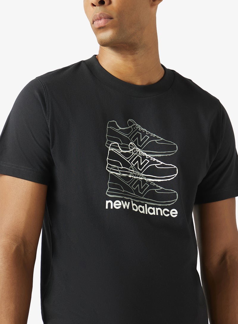 New Balance Layered 574 Relaxed T-Shirt - Image 3