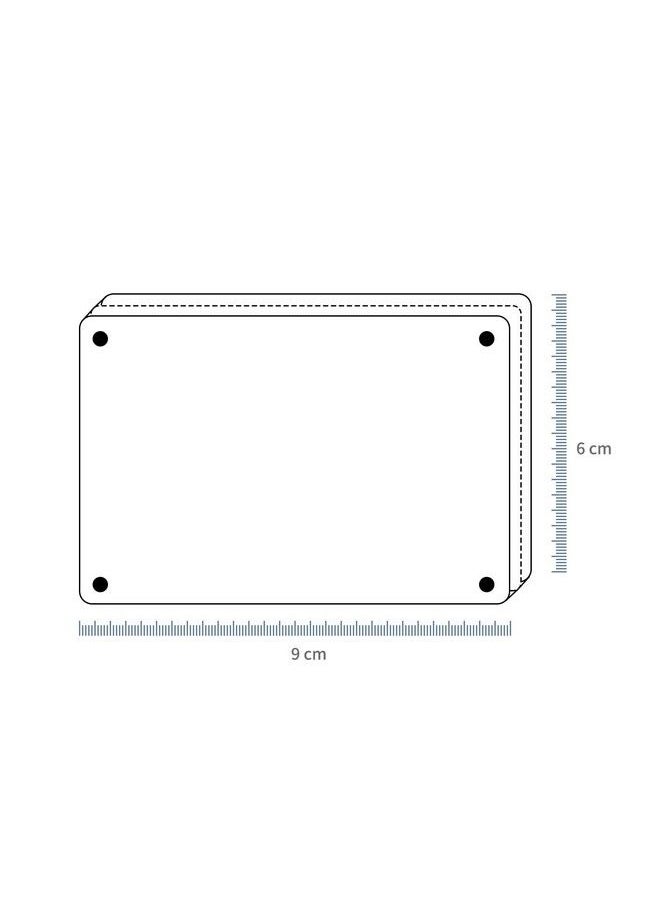 ONE WALL Acrylic Fridge Magnetic Frame Double Sided Photo Refrigerator Magnet Picture Frame For Fujifilm Instax Mini 2.36 X 3.54 Inch Pack Of 5  - Image 3