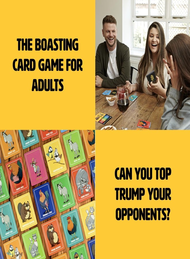 Ginger Fox: Giant Beaver Tiny Ass - Adult Party Card Game, Top Trump Your Opponents for The Win, It’s Dam Funny, Animals & Nature, Ages 16+, 3+ Player - Image 3