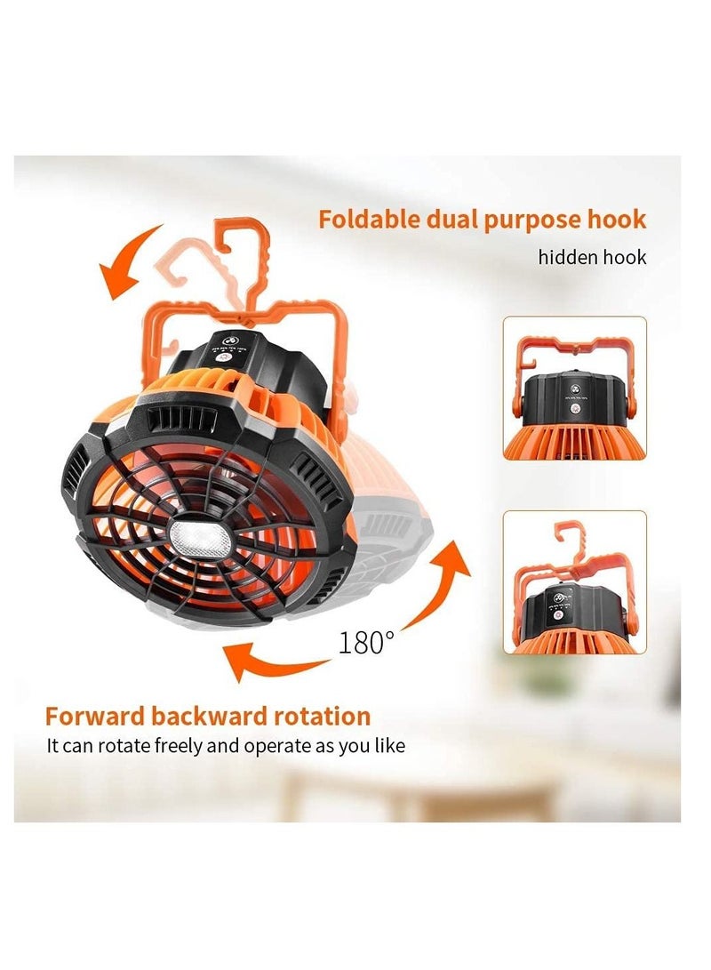 WAMBORY Portable Camping Fan Rechargeable Tent Fan - Image 5