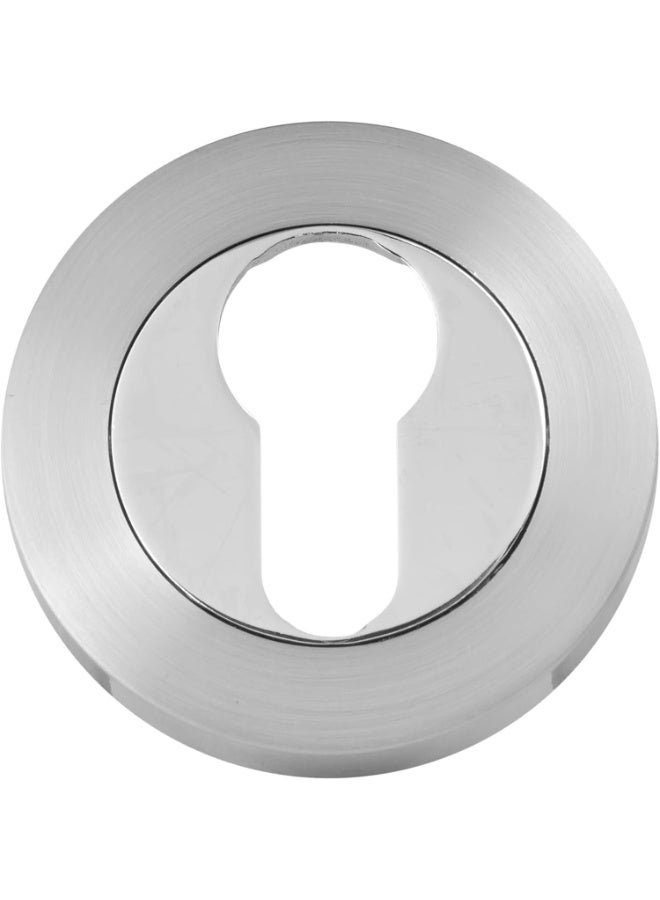 Union Round Euro Cylinder Escutcheon – Round Profile Cover Plate for Doors – 85mm Lock Centre – Durable & Stylish Door Hardware - Image 2