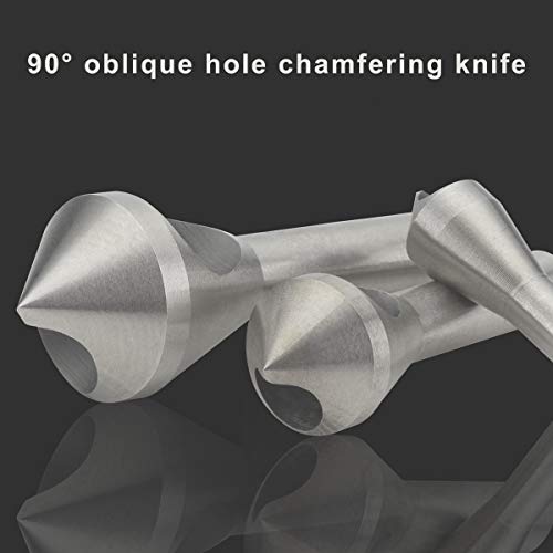 OCGIG 4pcs Countersink Chamfer Tool HSS(4241) Deburring Tool Set Metal Wood Drill Bits - Image 5