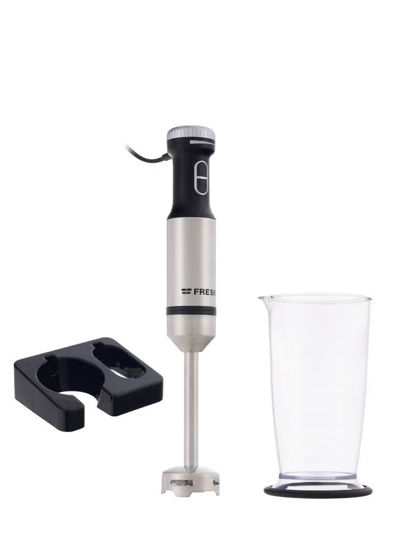 Fresh Fresh Hand Blender, 800 Watt, Black and Silver - HB-800N 