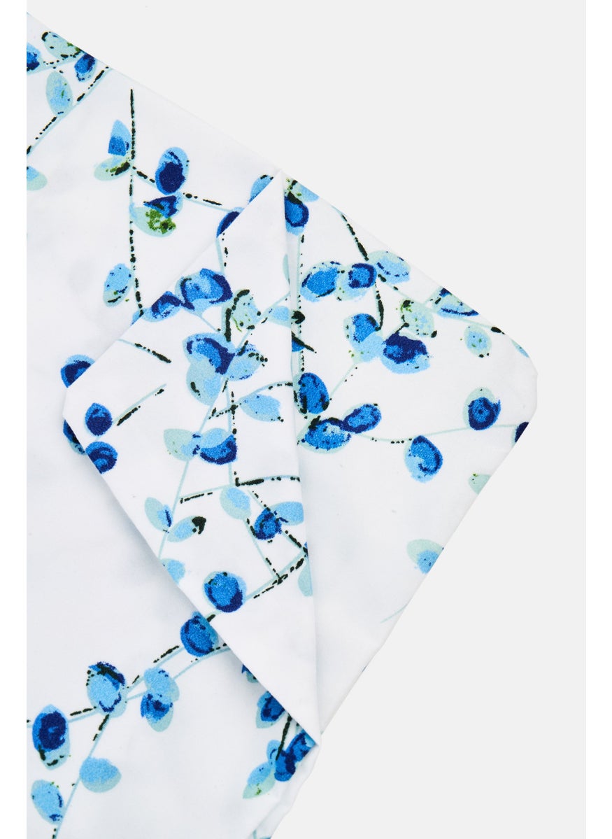 Catherine Malandrino Queen 3 Pcs Allover Print Duvet Set,  Multicolor  - Image 3