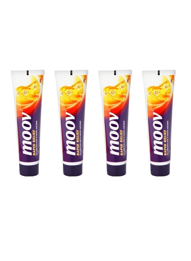 Moov Set of 4 Rapid Pain Relieving Ointment 100gm - Image 3