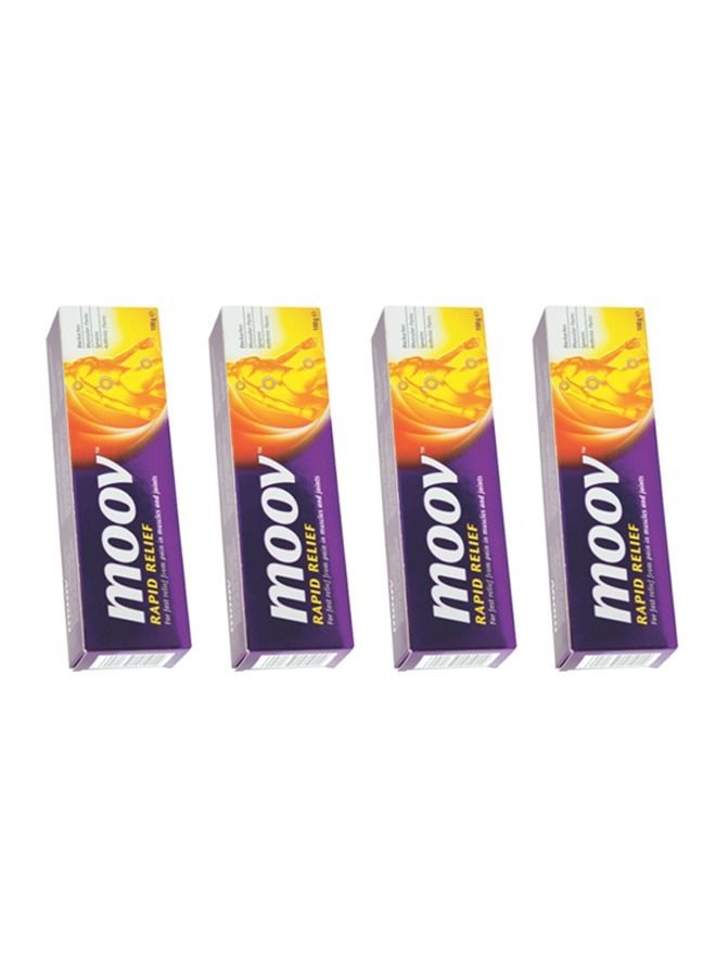 Moov Set of 4 Rapid Pain Relieving Ointment 100gm - Image 2