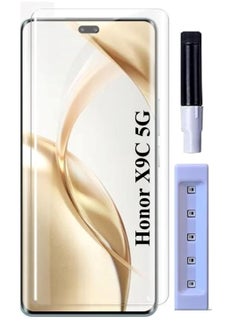 Honor X9C Screen Protector Full Glue Edge-to-edge Tempered UV Glass Fingerprint Compatible Anti Scratch 9H hardness for Honor X9C