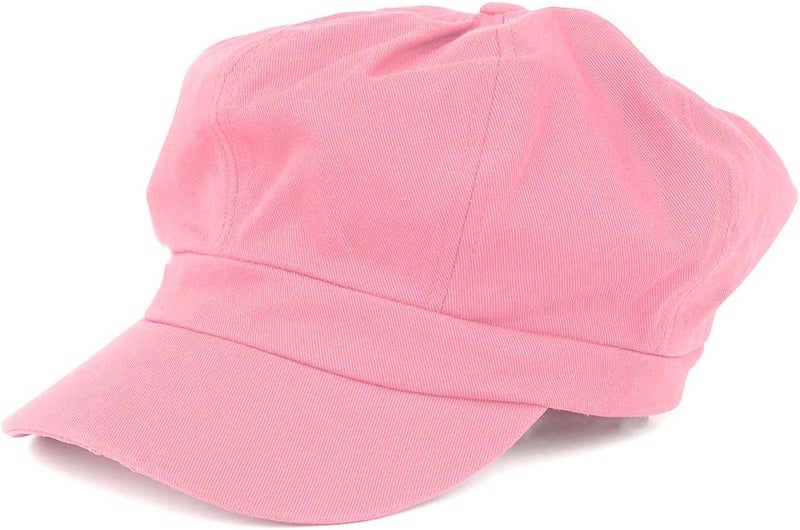 Armycrew Women's Lightweight 100% Cotton Soft Fit Newsboy Cap with Elastic Back - Image 1