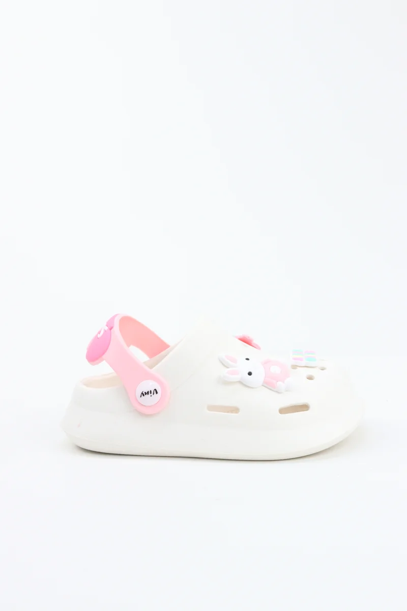 Viny White VINY Kids Cartoon Clogs Garden Shoes – Lightweight EVA Slip-On Clogs with  Back Strap,  Comfort Sandals for Boys & Girls, Indoor Outdoor Casual Beach Shoes  | Best Price UAE