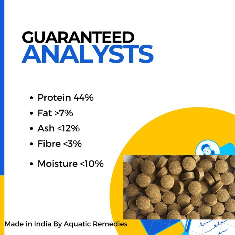 VAYINATO Aquatic Remedies Gene Eleven Bottom Tablet Feeder, 60G (30G * Pack Of 2)|Tablet Feed For Plecos, Cray Fish, Lobster, Crabs And Shrimps. - All Life Stages - Image 4