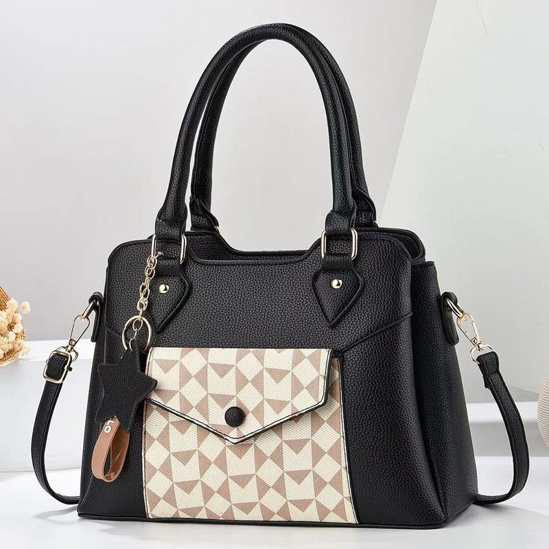 Handbag Korean Style Textured Single Shoulder Glossy Crossbody Bag Women'S Fashion Manufacturer Bag Women'S Model - Image 3