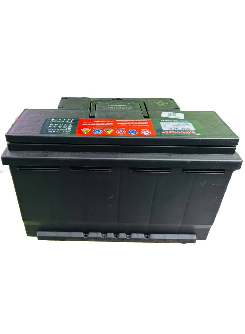 مترو بطارية سيارة 12 فولت 80 أمبير ساعة DIN80R R-Layout (هيونداي ستاريا / جينيسيس) - Image 4