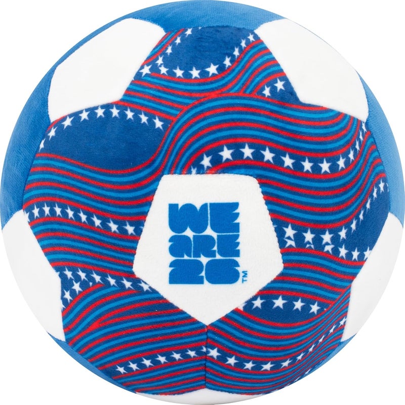 Jazwares FIFA World Cup 2026 USA 9Inch Plush Soccer Ball Soft Collectible World Cup Plush Toy National Team Stars and Stripes Design Ages 3 - Image 5