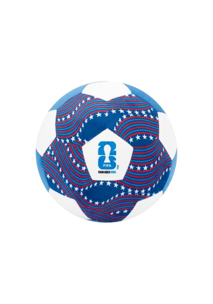 Jazwares FIFA World Cup 2026 USA 9Inch Plush Soccer Ball Soft Collectible World Cup Plush Toy National Team Stars and Stripes Design Ages 3 - Image 1