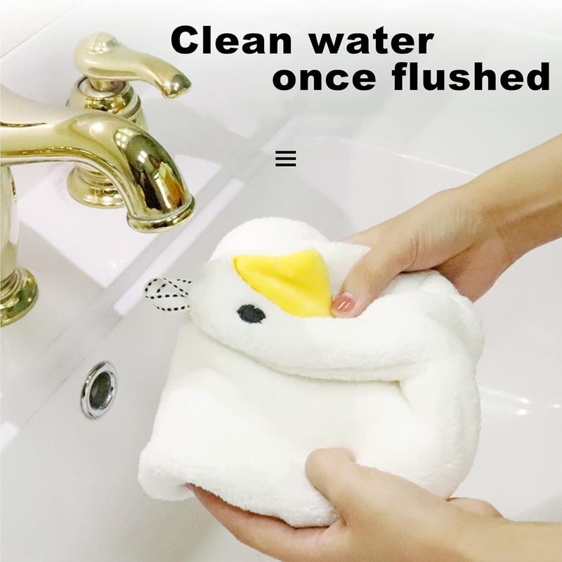 comfrt Cute Cartoon Towel - [2022 New] Kitchen Absorbent Hand Towel - Soft Microfiber Hand Towels for Bathroom - Animals Hanging Hand Towel for Child (Monsters) - Image 3