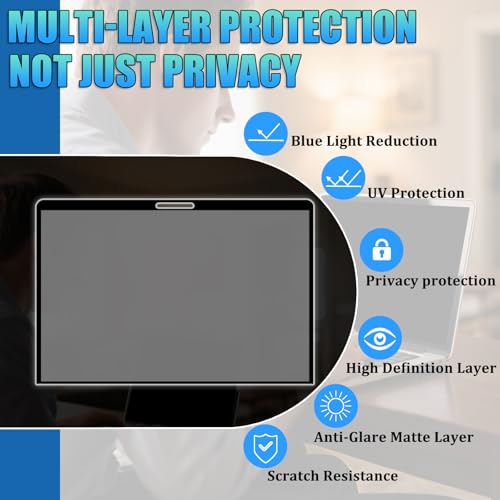 Ceydebne Privacy Screen Protector for MacBook Air 13 Inch (2018-2021, M1) Removable Laptop Privacy Screen Shield Ultra-Thin Design - Image 5