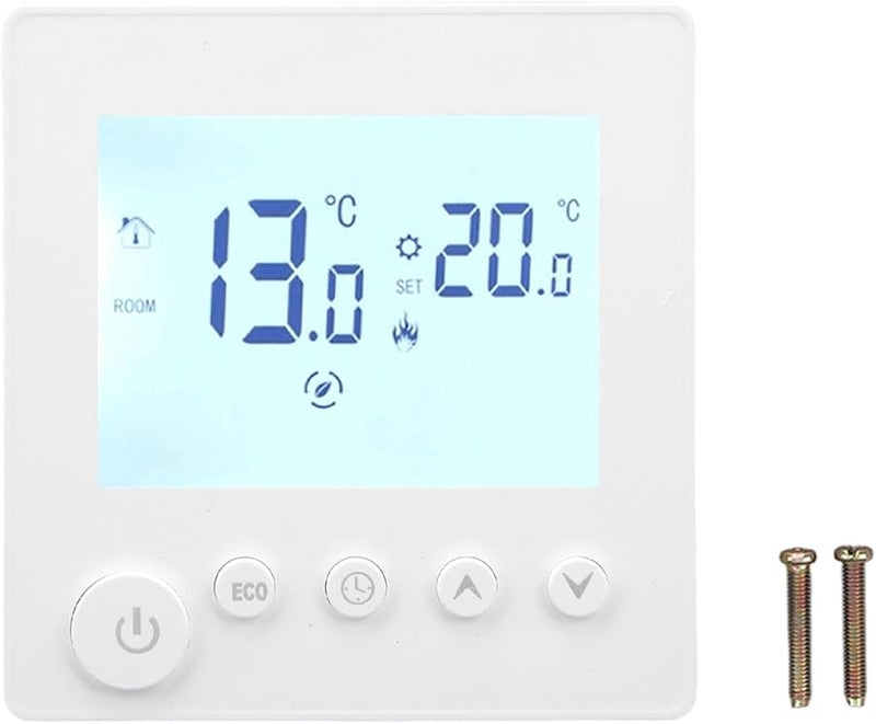 Programmable Thermostat with LCD Touchscreen and Remote Sensor Normal Type - Image 2