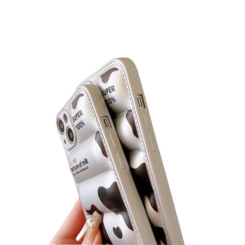 Silicone Protective Case for iPhone 13 with Shockproof and Drop Protection plus Shockproof plus Anti-Fingerprint plus Cow Print Pattern in Cow Print - Image 5
